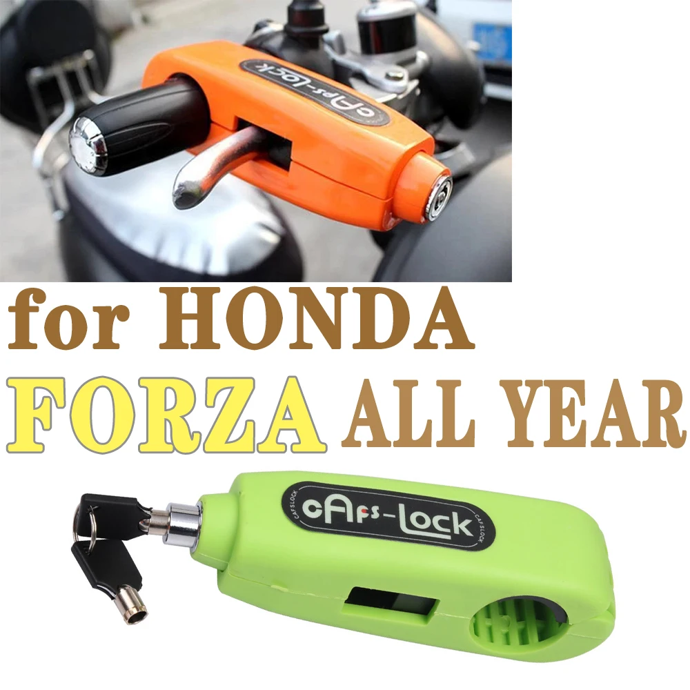 

Motorcycle Grip Lock Security Safety Locks Handlebar Handset Brake Lever Disc Locking for HONDA Forza 125 250 300 350 750