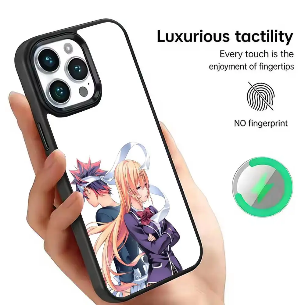 F-Food Wars! S-Shokugeki no Soma  Phone Case For iPhone 17,16,15,14,13,12,11Plus,Pro,Max for Magnetic Wireless Charging