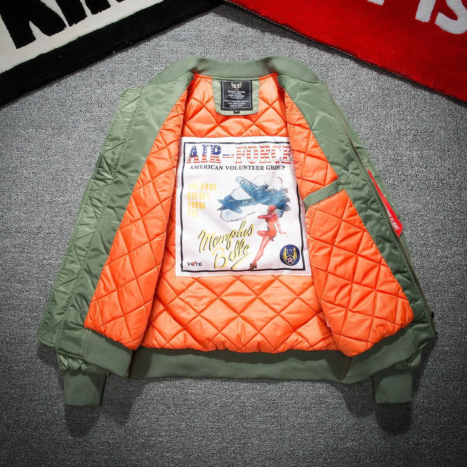 

Утепленная куртка-бомбер MA-1 унисекс, свободного кроя, из хлопка, теплая, однотонная, осенне-зимняя, модная, хлопковая