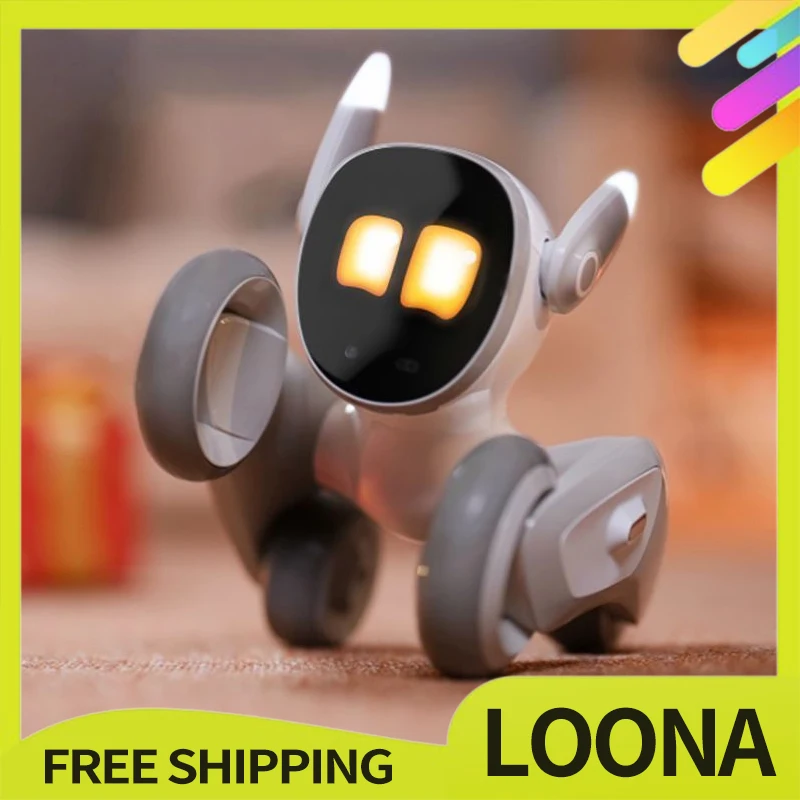 Loona Robot Dog Luna Interaction Virtual Pets Intelligent Emotional Ai Puzzle Electronic Accompany Pet Desktop Companion Robot