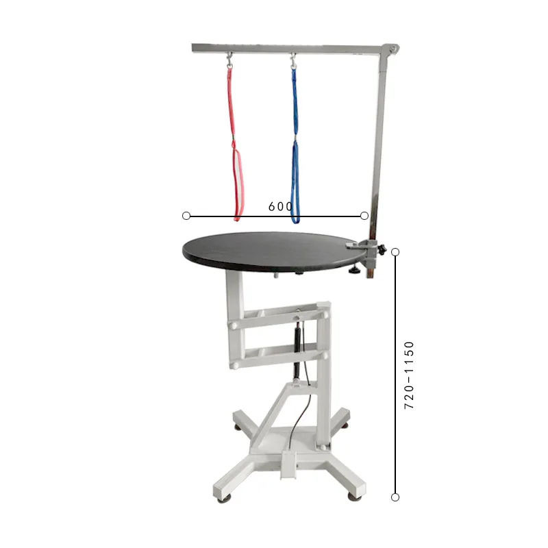 Professional Air Lift Pet Grooming Table with 360° Rotating Top, Adjustable Height for Small Medium Large Dogs and Cats