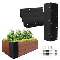 Raised Garden Bed Corner Brackets with Wood Screws for 20\