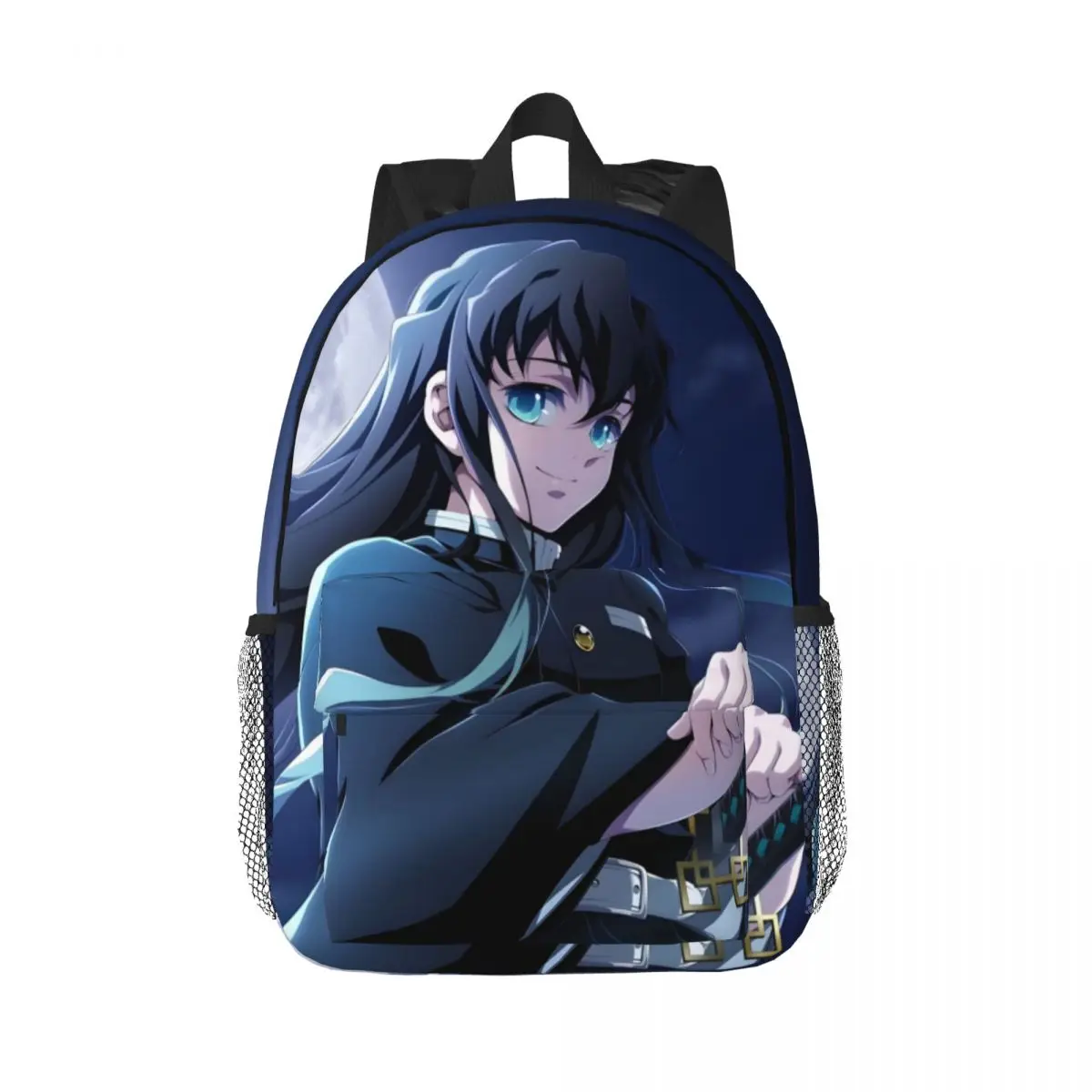 

Cute Anime Muichiro Tokito Backpack Boys Girls Bookbag Casual Children School Bags Laptop Rucksack Shoulder Bag Large Capacity