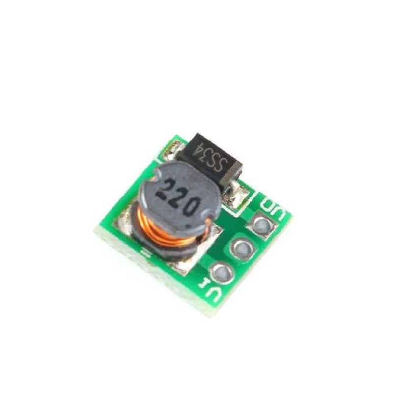 Módulo convertidor de voltaje para Arduino, dispositivo de 5 piezas, 0,9-3,3 V a 3,3 V, 500mA, 0,9-5V a 5V, Mini Step Up Boost, CC a CC