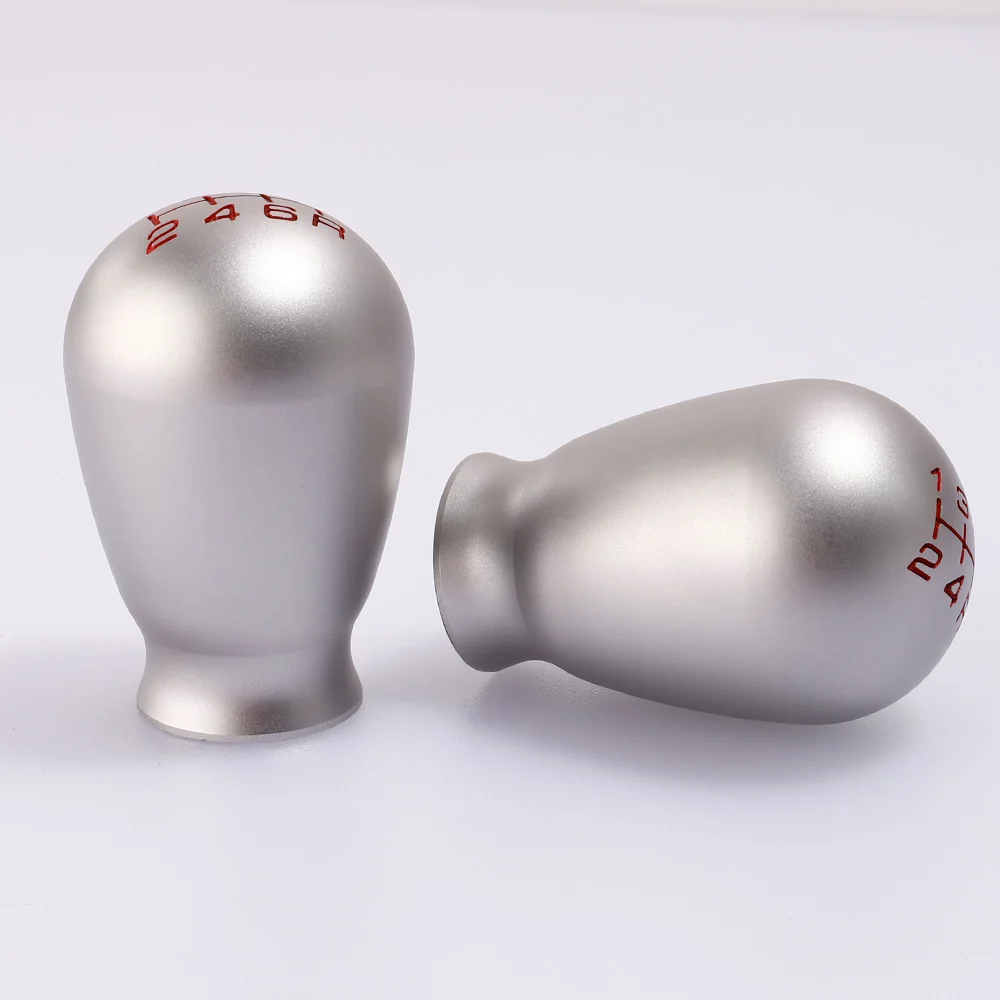 Gear Shifter Lever Head Knob for Honda Civic Type R FK8 FL5 Fit GD3 GK5 GE8 GR9 Tear Drop Shape 5/6 Speed Aluminum Alloy+steel