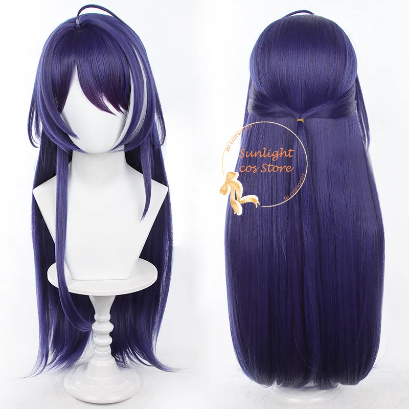 

Game HSR Acheron Cosplay Wig Purple Blue White 75cm Long Wig Heat Resistant Synthetic Hair Acheron Cosplay Anime Accessory Wigs