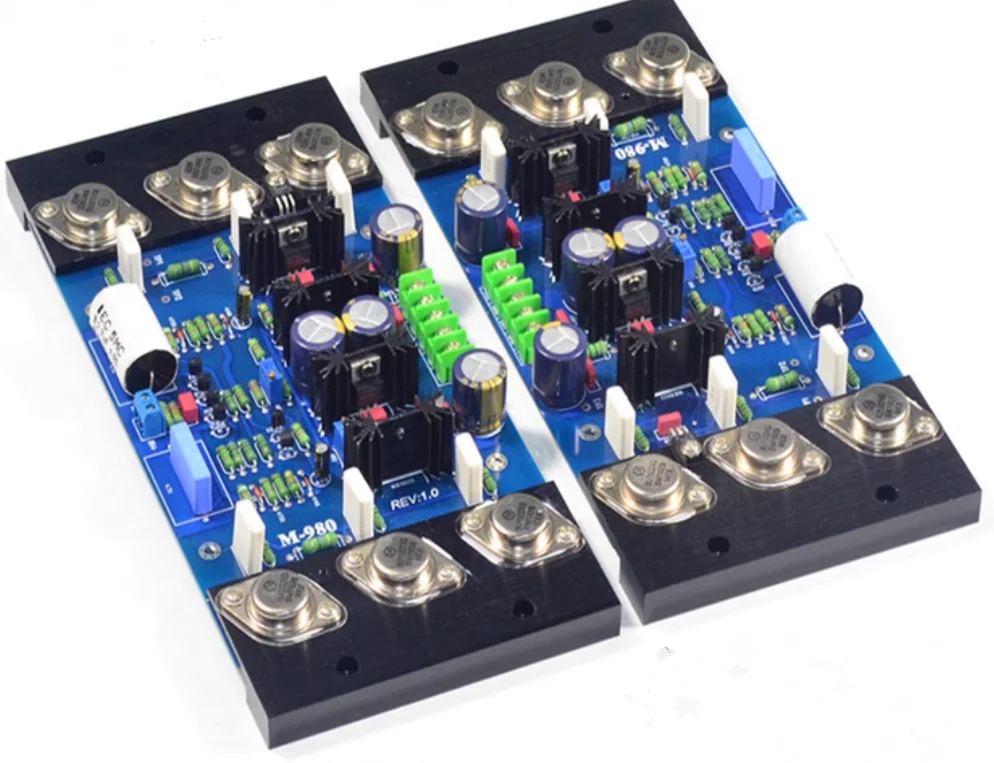 Siehe KSA100 MKII Circuit M980 HiFi Fever Class AB 300W+300W ON MJ15024/15025 + MJE15032/15033 Gold Seal Tube Verstärkerplatine