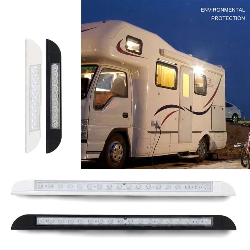 For Rv Yacht Car Reading Light Led Car Lights Trunk Light Rv Interior Ceiling Light Awning Light Waterproof Exterior Light Strip 1 5m pcs stair nosing led strip led aluminium extrusions edging profiles stairs led profile lights