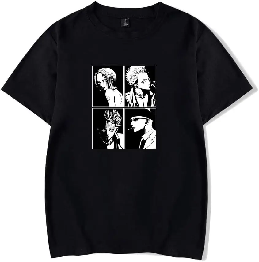 New Anime T-Shirt Nana Merch Casual Short Sleeved T Shirt Unisex Tee