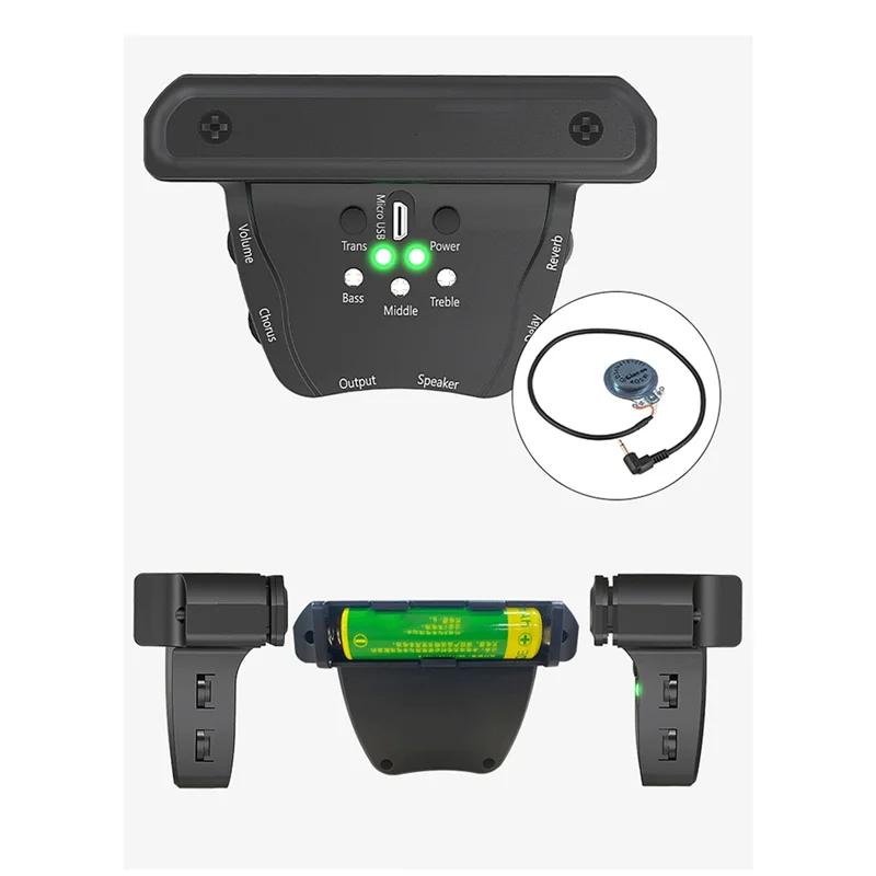 JS-APE301 Aksesori Alat Musik Getaran Pickup Getaran Gitar Akustik