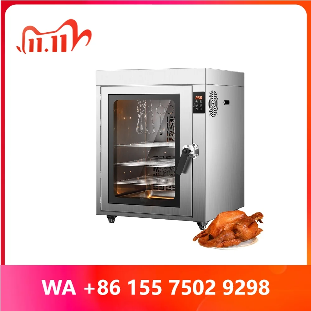 Automatic Rotation Commercial Roast Duck Oen Heating Auto Rotary Roast Chicken Duck Turkey Goose Barbecue hine