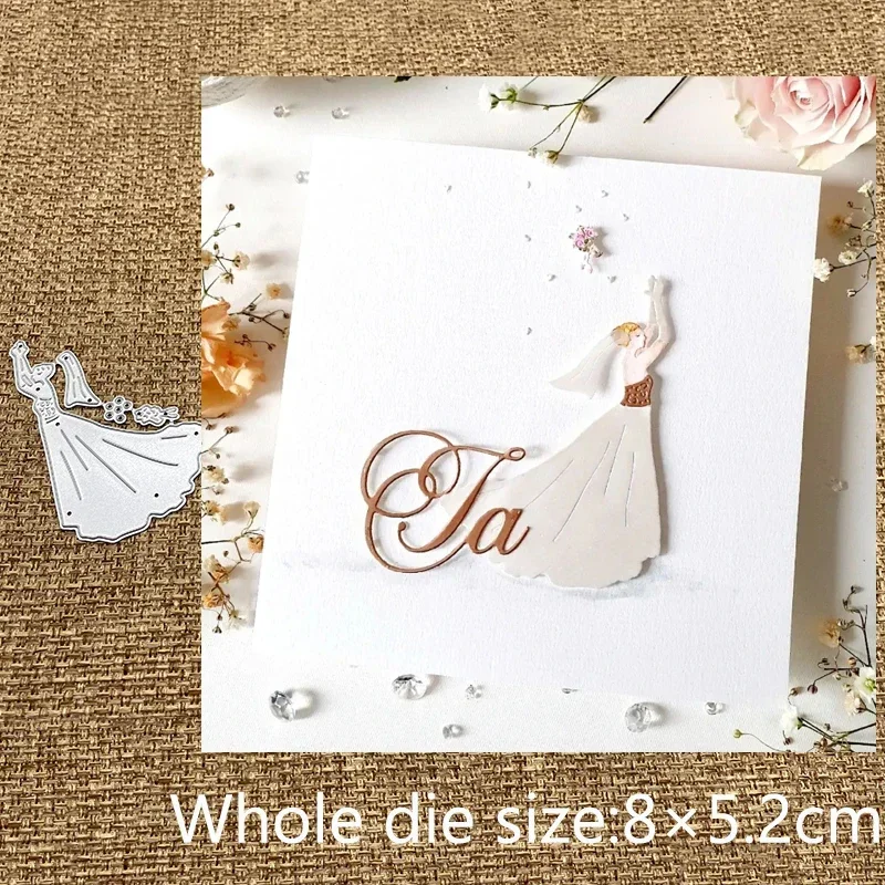 

New Design Craft Metal Cutting Die cut dies Dance Bride decoration scrapbook Album Paper Card Craft Embossing die cuts