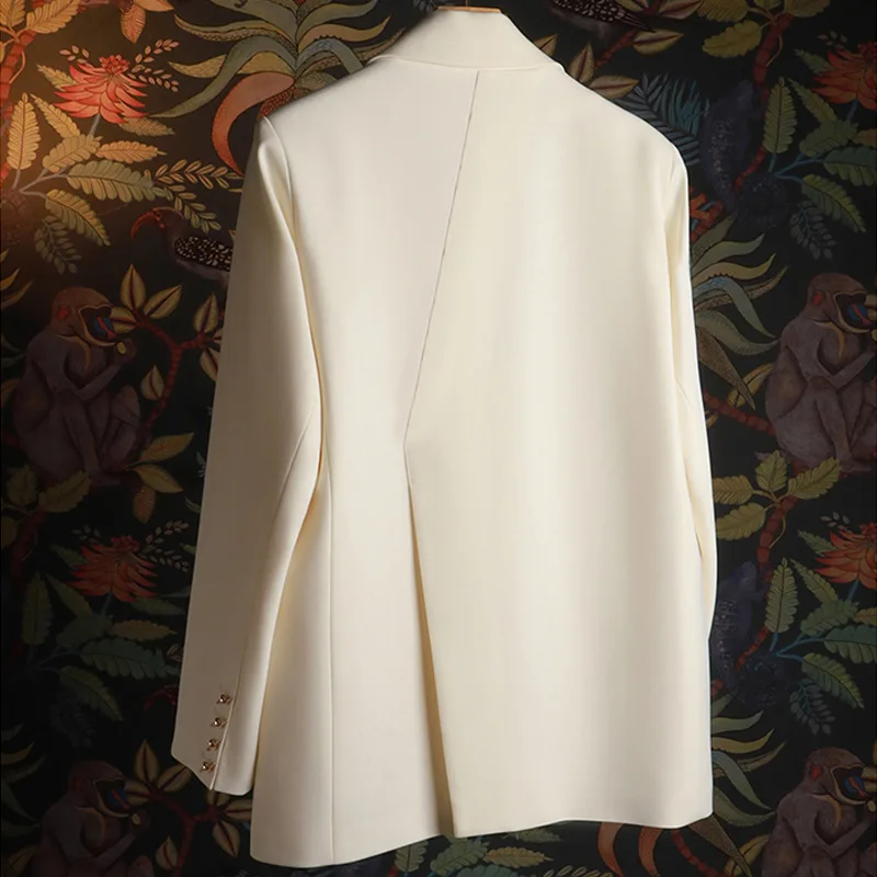 

Blazer Women's 2025 New Fashion Spring and Autumn Clothing Casual Design Niche Suit Top Split Fork