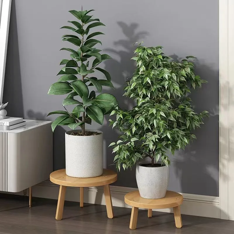 Living room flower stand flower tray indoor simple floor single-layer plant stand succulent