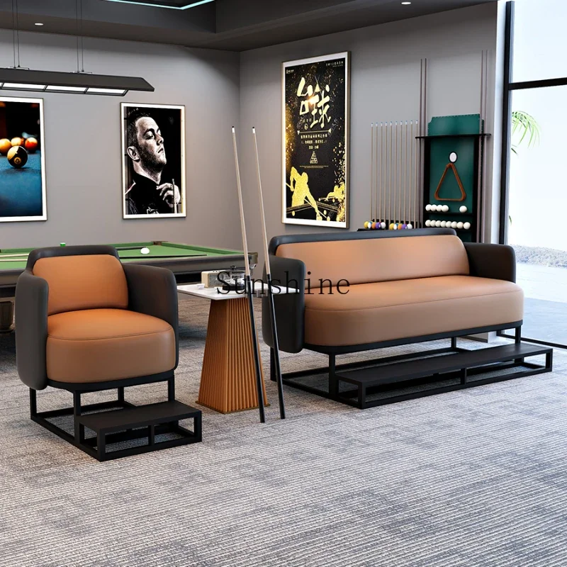 

Billiards hall sofa seat, watching chair, card seat, sitting area, reception table and chair combination