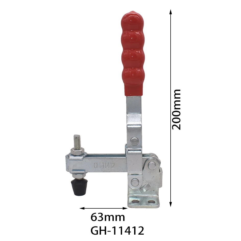 GH-11412 Horizontal Toggle Clamp Fixture Quick-Release Toggle Clamps Set Vertical Toggle Clamp Hand Clip Tool 30pcs/lot