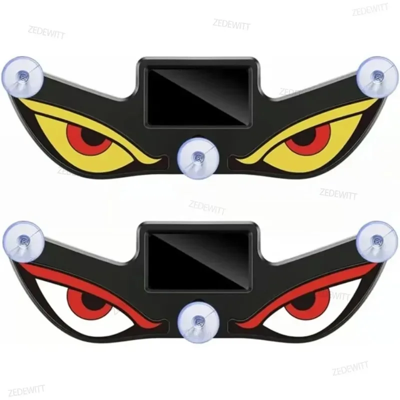 Led Ambient Light Solar Powered Wireless Car Neon Light Suction Cup Cool DEMON EYE USB Rechargeable Atmosphere Breathing Lamp