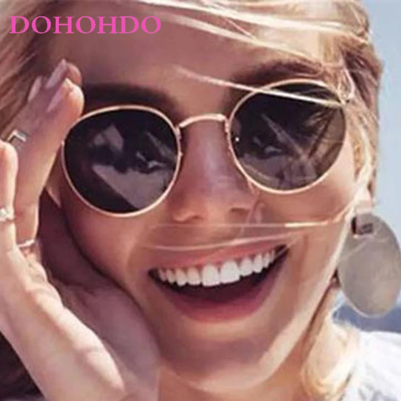 

Vintage Metal Round Frame Sunglasses Women Trendy Fashion Brand Designer Men Eyeglass Travel Driving Shade Sunglass Female UV400