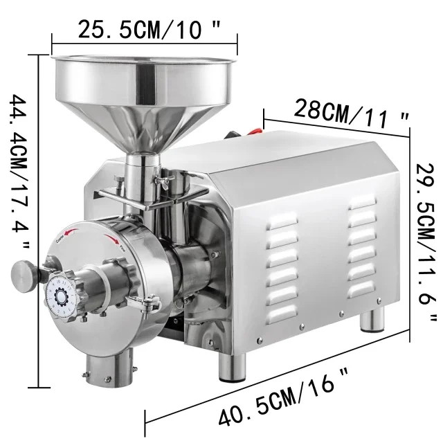 HORUS stainless steel commercial large capacity flour milling machinery grinder machine  flour mill