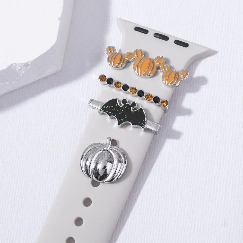 New Charms Ornament Watch Band Decorative Ring Accessories Metal Decor Nails Christmas Halloween Trim Ring for Apple Watch