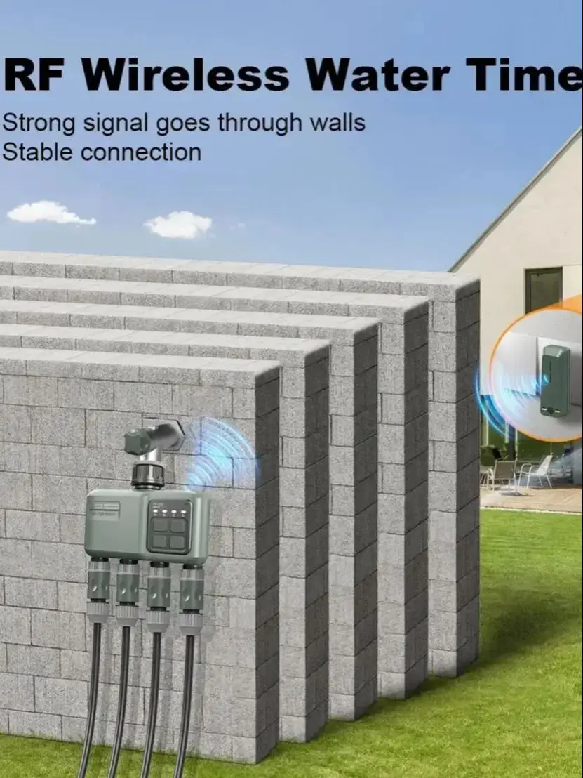 Wifi RF433 slimme tuinsproeier watertimer 4-uitlaat regenvertraging filter programmeerbare automatische irrigatiecontroller voor Tuya - afbeelding 2