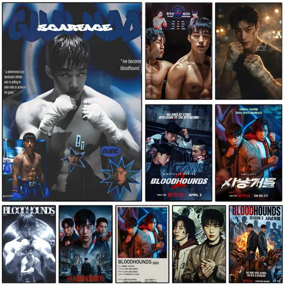 Action Drama B-Bloodhounds Poster Modern Home Decoration Interior Design & Contemporary Wall Art Collection