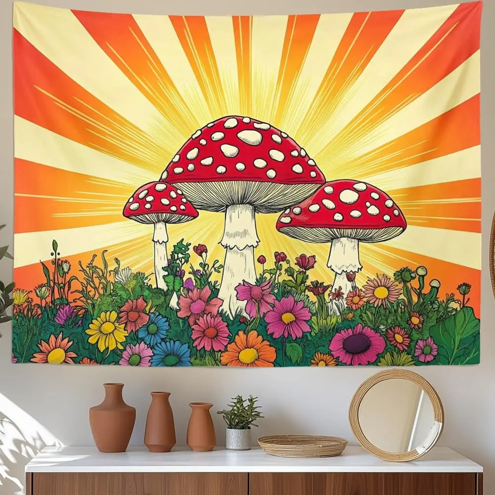 grande-tapecaria-de-cogumelo-boho-retro-sol-tapecarias-vintage-estetica-decoracao-da-parede-tapecaria-floral-colorida-para-o-quarto