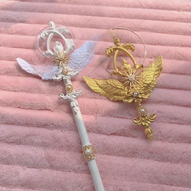 Platinum wings super gorgeous flower wedding tea party catwalk walking stick photo props