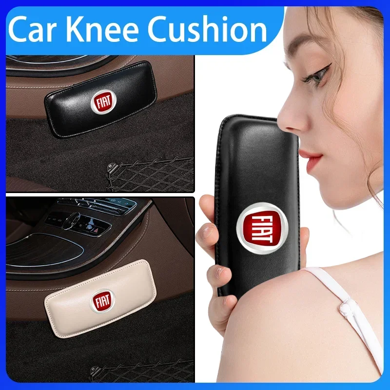Auto-Kniekissen, weiches Kniepolster, Auto-Innenkissen, Autozubehör für Fiat 500, Punto Bravo Stilo Panda Abarth Tipo Viaggio
