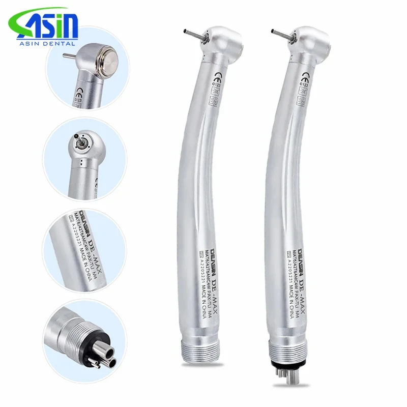 ASIN NType max torque head Den tal high speed air turbine handpiece 2/4 hole