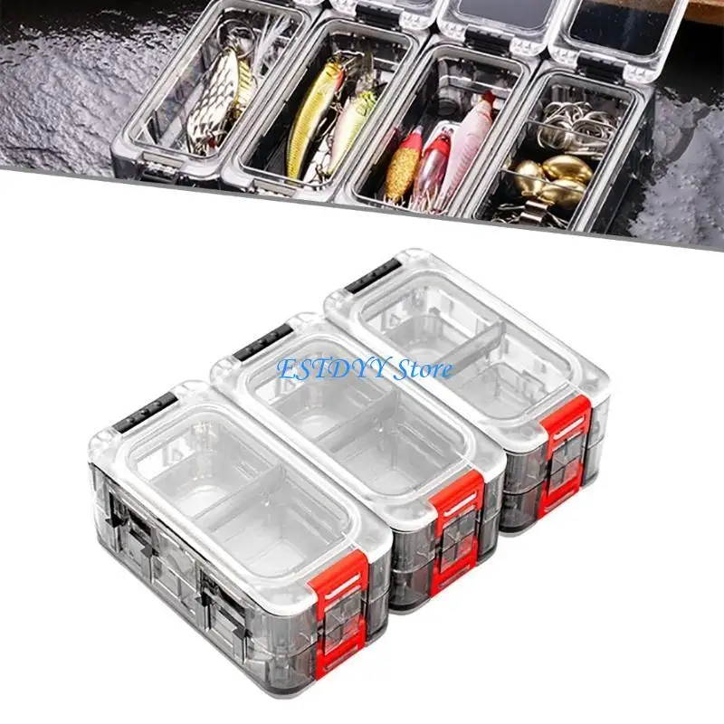 

G6DE Splicing Glow in Dark Clear Waterproof Angling Box Fishing Tackle Container