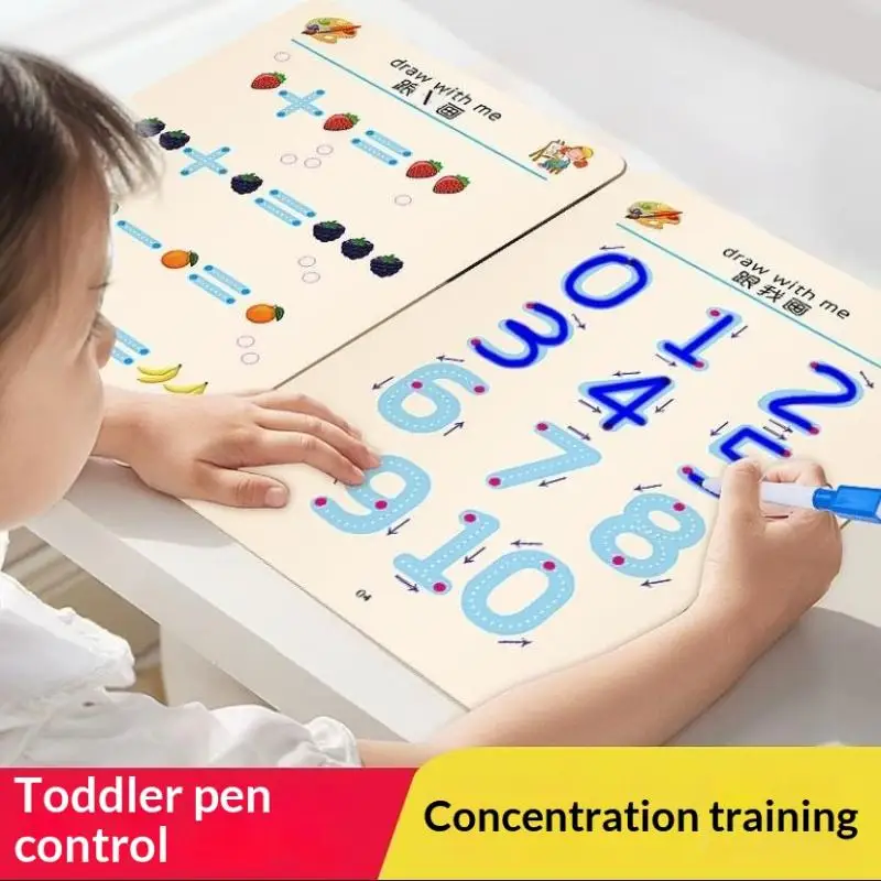 144 Pages Tracing Book For Kids Erasable Coloring Book Writing Practice Workbook School Season Deal