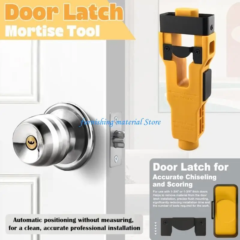 

Y5GD Sturdy ABS Door Lock Installation Guide Feature Clear Measurement Indicators For Wooden Door Applications