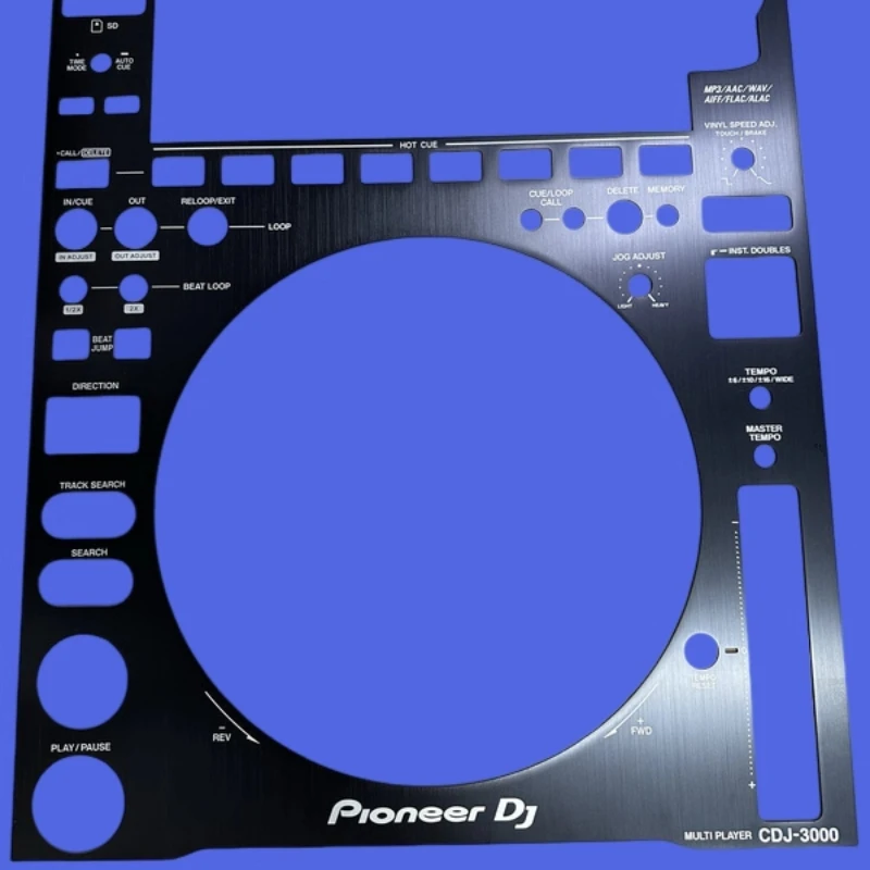 Pioneer Cdj3000 CDJ-3000 Machine Aluminum Panel, Strong Protection and Good Hand Feel