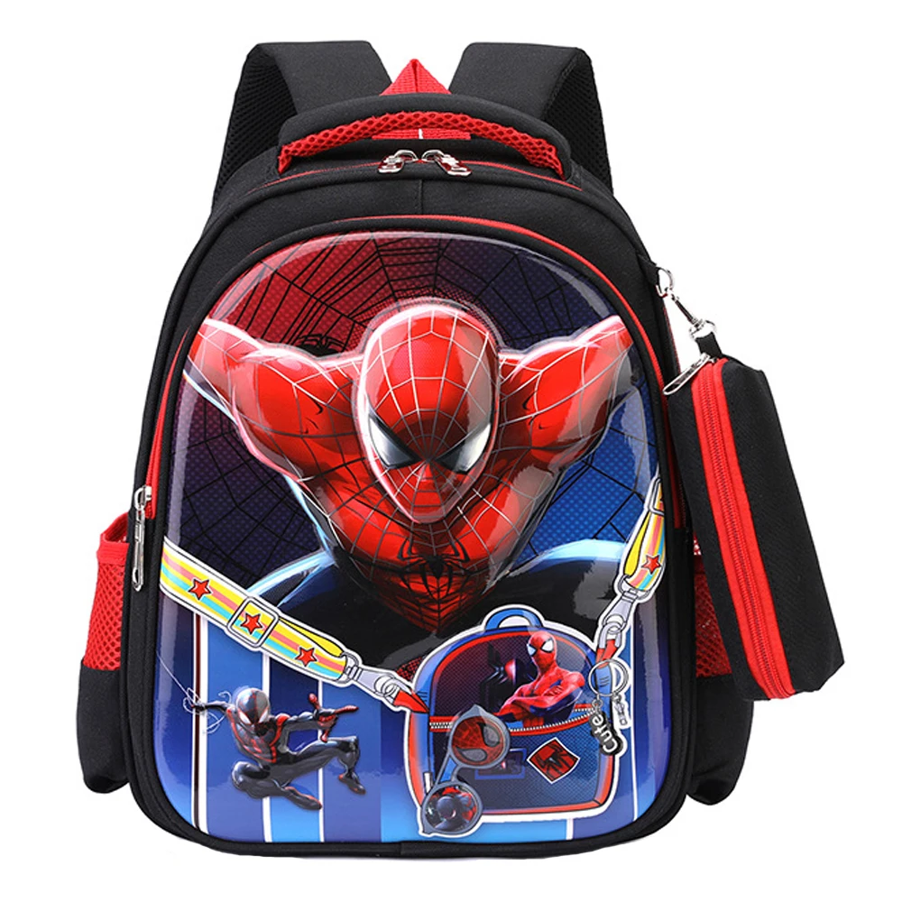 

New Marvel Spider Man Backpacks for Children Cartoon Leisure Fashion Large Capacity Boys Girls Comfortable Trend Schoolbags