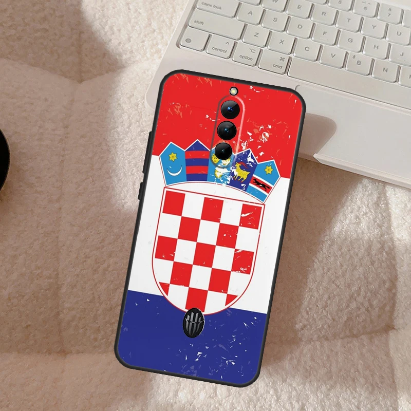 Croatia Flag Case For ZTE Nubia Red Magic 6 7 Pro 5G 5S 6R 6S 7S 8S Pro Plus Redmagic 8 Pro Plus Cover