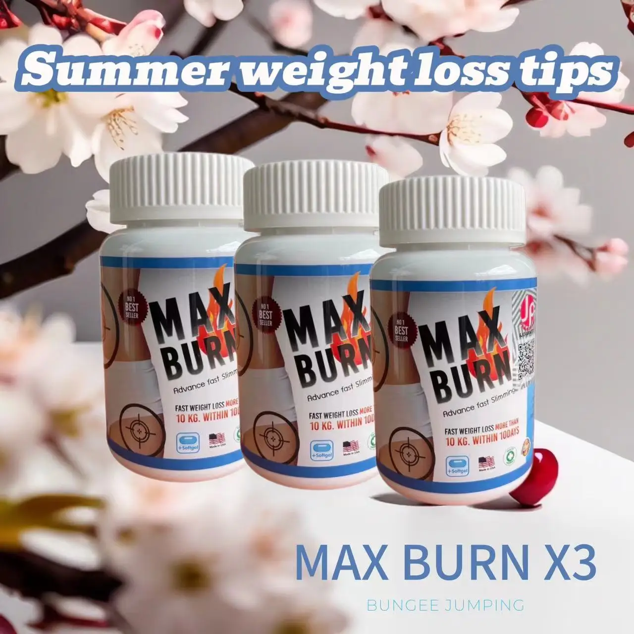 3X Summer weight Loss tips MAX Burn A good figure creates an artifact