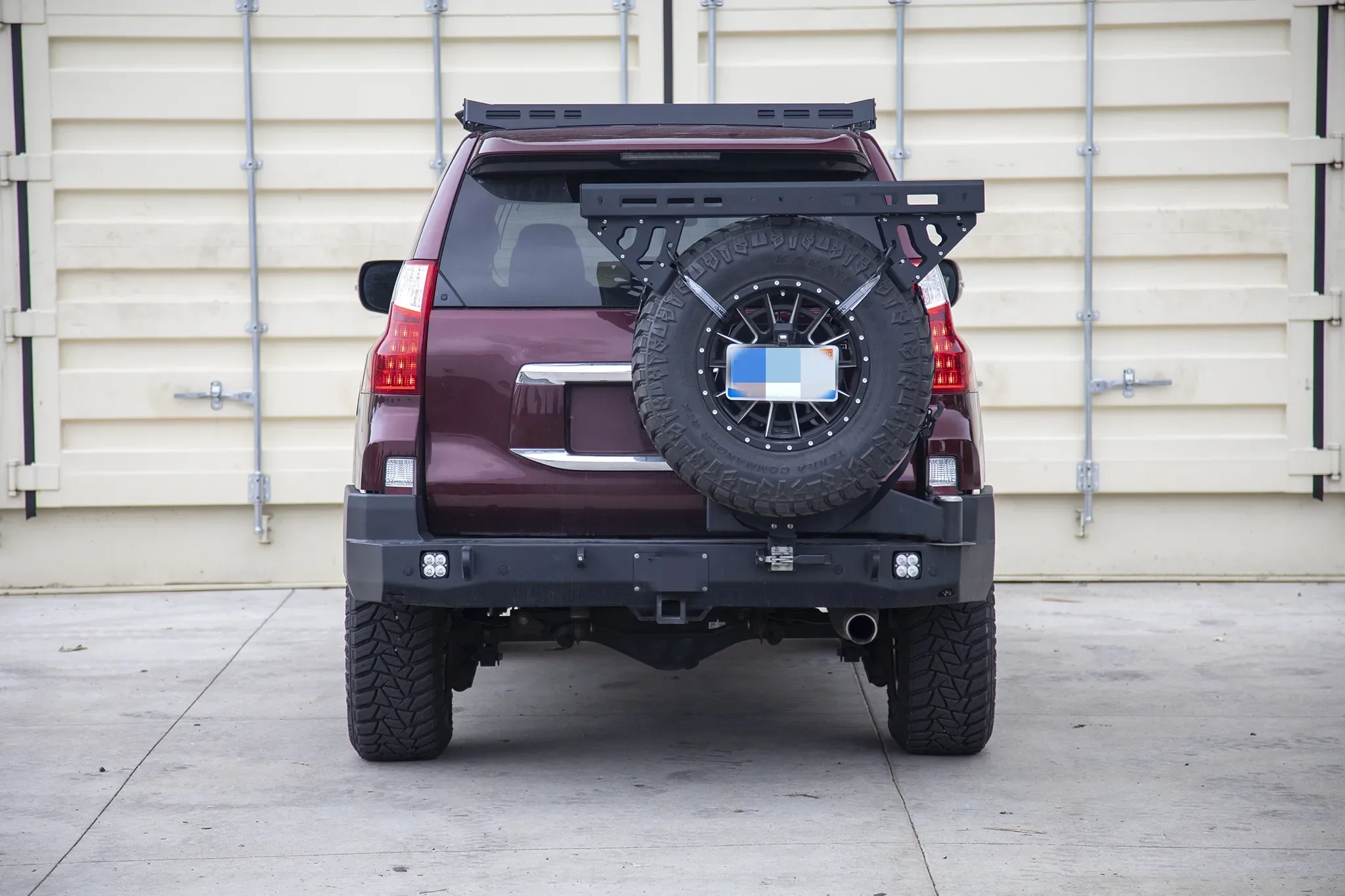For WRANGLER JL JKApollo Offroad Auto Accessories Steel Rear Spare Tire Utility Basket General