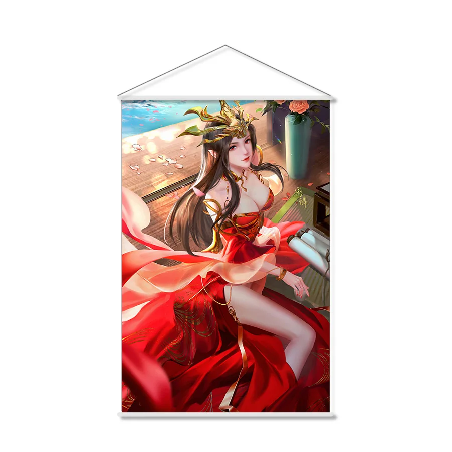 Cai Lin Battle Through The Heavens Fiction Anime Wall Scroll Hanging Poster Home Decor Painting