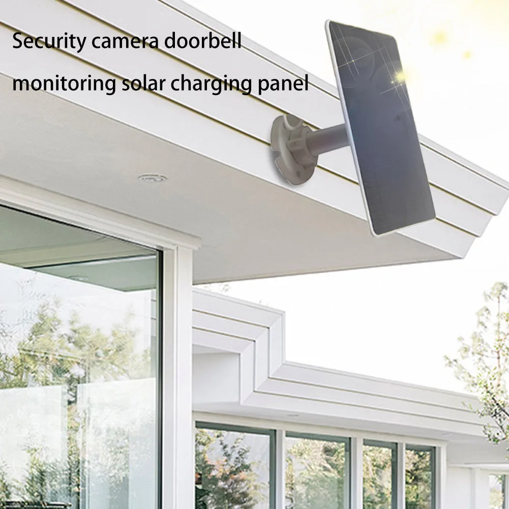 12W Camera Solar Panel 360°Adjustable Mounting USB Solar Panel Camera Solar Panel Charger for Small Home Light System
