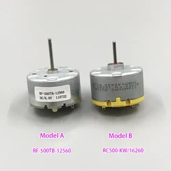 RF-500TB-12560/  RC500-KW/16260 Motor DC 12V Micro Round 32mm Diameter Spindle Engine Long Shaft