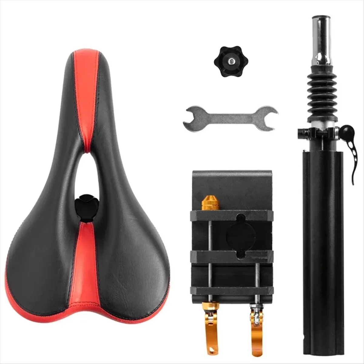 

Electric Scooter Seat for M365 Pro 1S Chair Foldable Height Adjustable Shock Absorption Folding Saddle Seats [T34-2026]