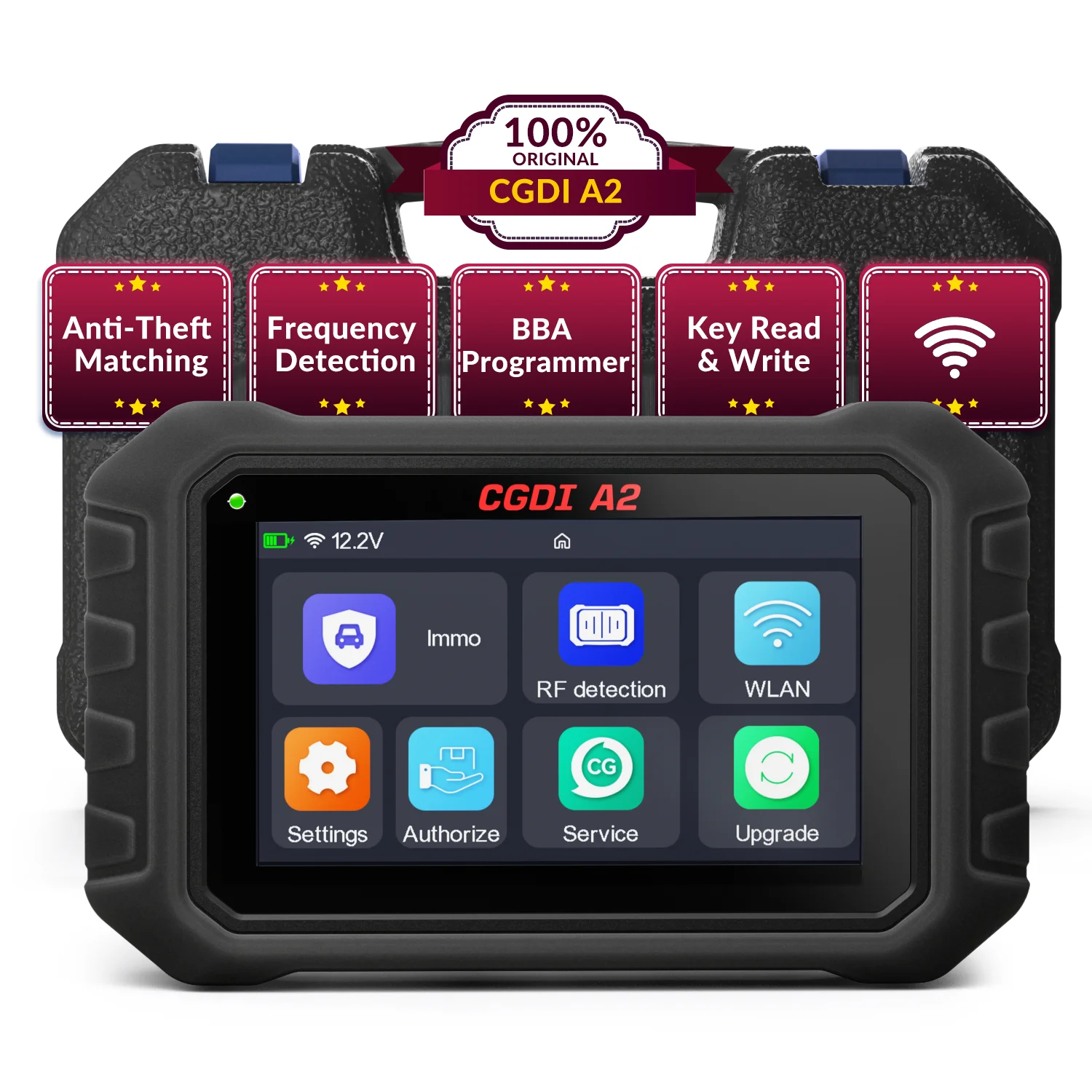 

Новое поступление CGDI A2 Premium Edition IMMO программатор ключей для программирования для анализатора двигателей серии B/M/W G тест частоты BDC2