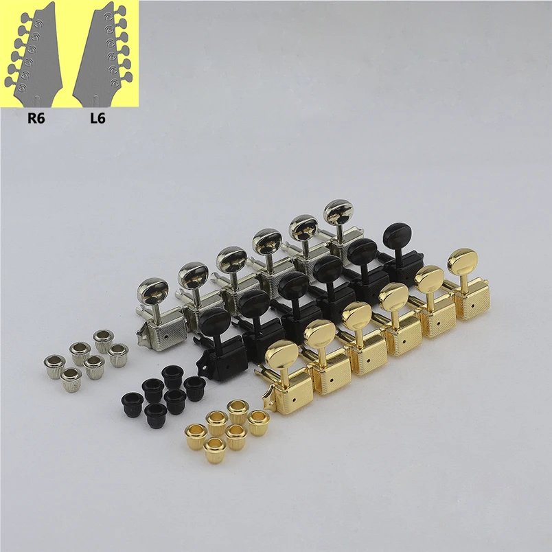 

【Made in Korea】1 Set Vintage Guitar Machine Heads Tuners Guitar Tuning Pegs