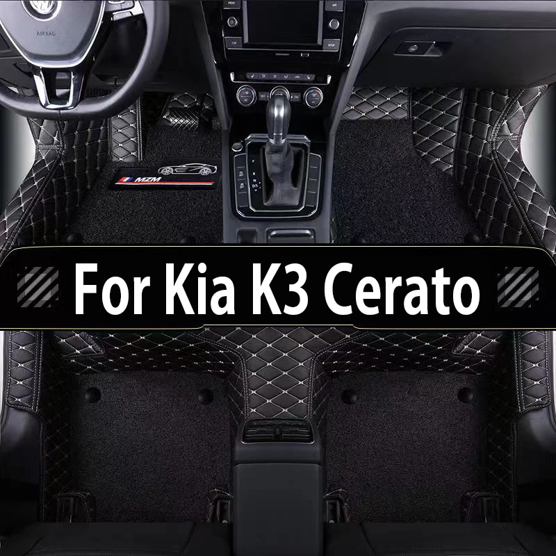 Car Floor Mat For Kia K3 Cerato Forte 2021 2020 2019 Car Styling Carpets Custom Auto Interior Decoration Accessories