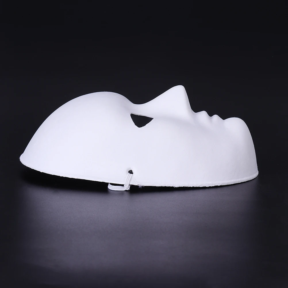 

8pcs Blank Pulp Masks Face Cosplay DIY Unique Graffiti Costume Stylish Masquerade Parties Gifts Halloween Christmas