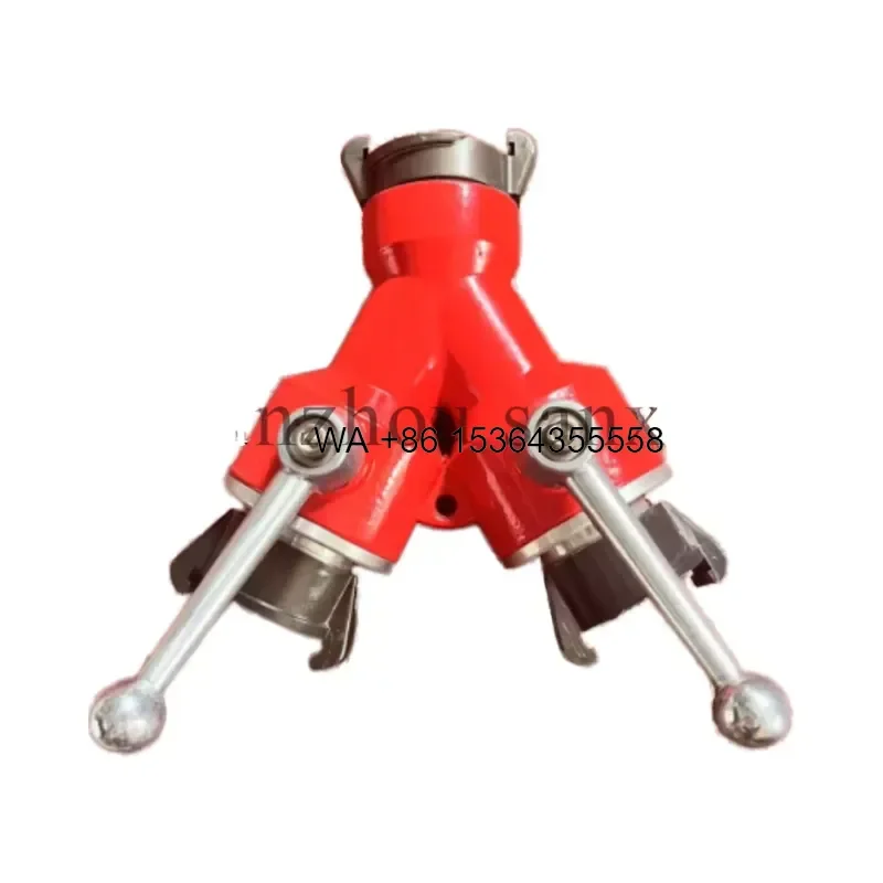Wmwmnu Factory Priced 1.5x1.5x2.5 Inch Brass Body Siamese Leader Line Red Cast Female Hose 5 Year Warranty Equipment