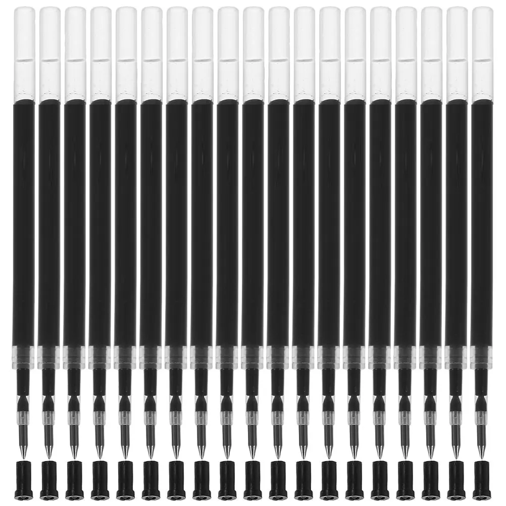 

40Pcs Creative Pen Refills for Neutral Pens Smooth Ink Flow Press Type Gel Pen Refills Portable Lightweight Fine