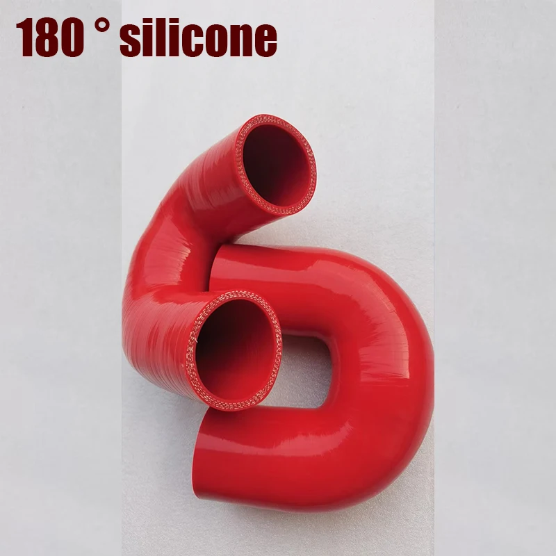 180 °   Siliconen Slang Slang Connector ID8-76mm Lengte100mm Auto Intercooler Turbo Inlaattraject Siliconen Pijp Koppeling