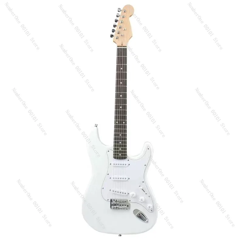 

39-Inch Electric Guitar Set, Single Tremolo ST Guitar for Students, Wholesale Beginner Rock Plucking Instrument for Musical